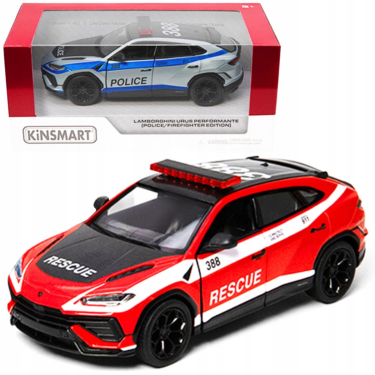 Lamborghini Urus Performante Politie Modelauto 1:40