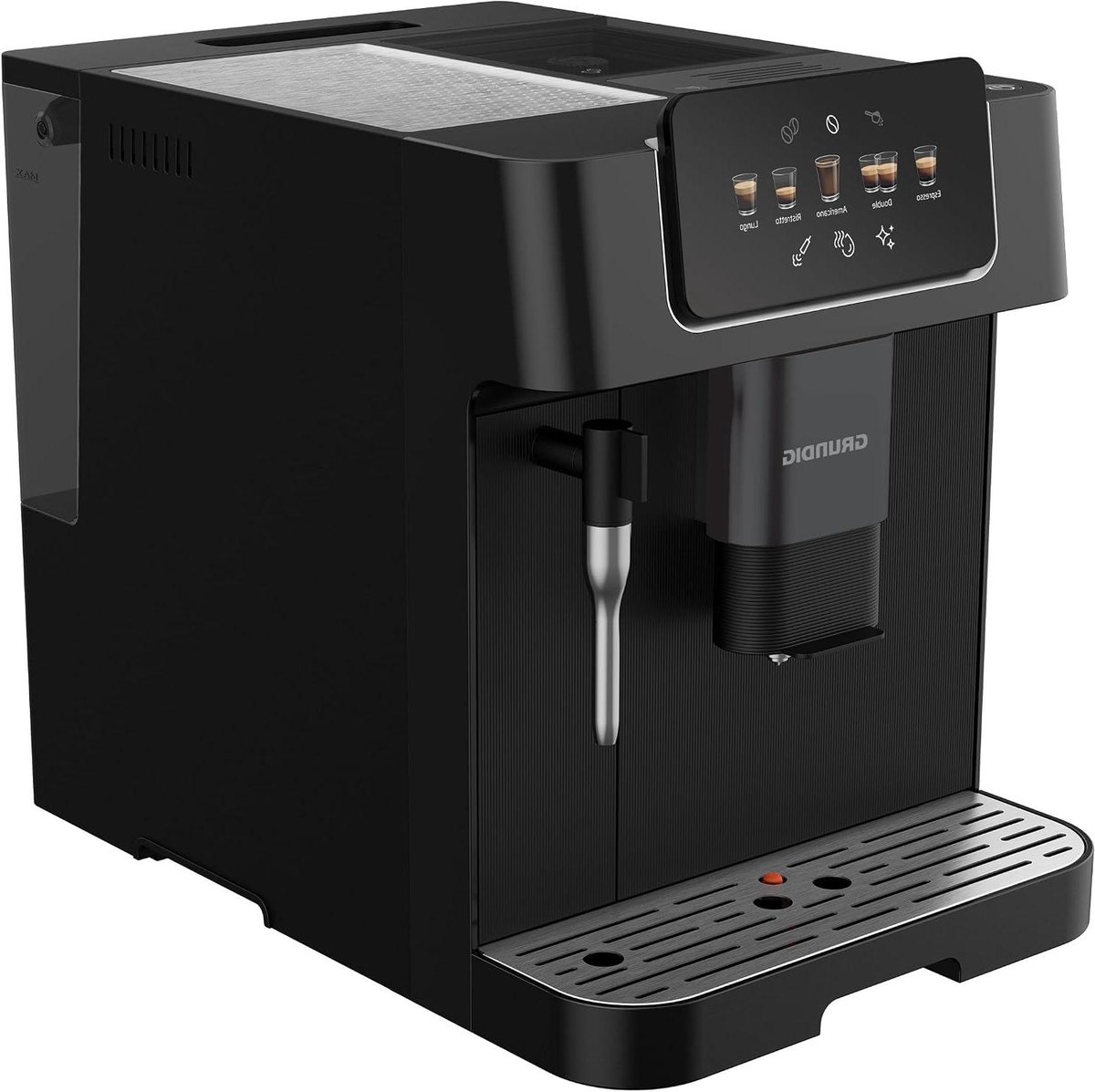 Volautomatische espressomachine - Koffiezetapparaat - Thuis barista - 19 bar pompdruk - 2 liter tank - Zwart