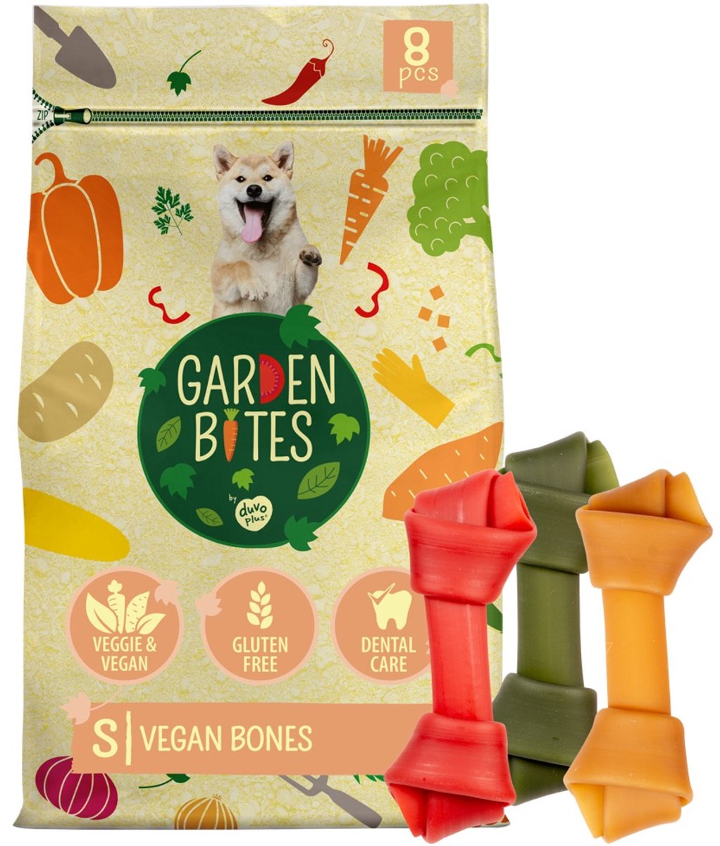 Garden Bites Vegan Bones Hondensnack Glutenvrij - S - 8 stuks