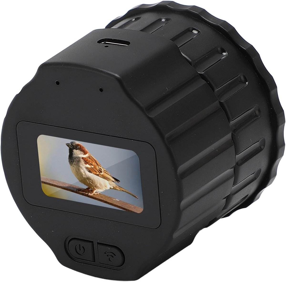 Draadloze Telecamera voor Telescoop, 256GB Geheugen, HD Video-opname en 16MP Foto's, Geschikt voor Astrofotografie met 28mm tot 48mm Telescopen, Ideaal voor Sterrenkijkers en Natuurliefhebbers