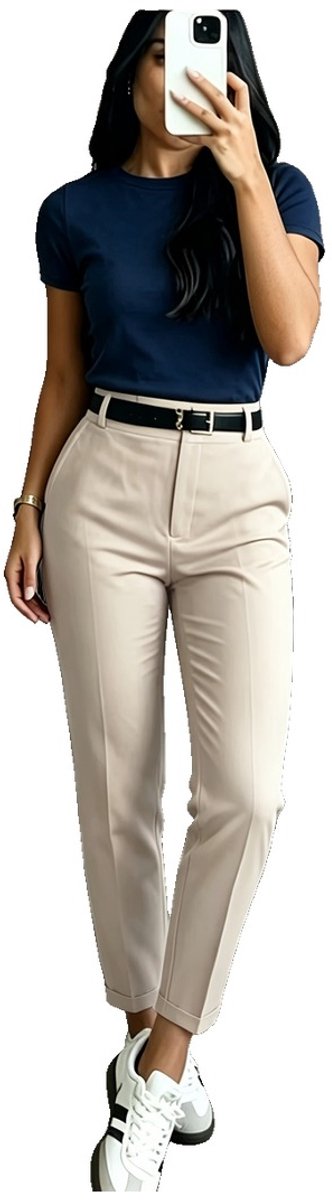 Currero Comfortabel Golfbroek Dames Golfkleding Nette Pantalon Vrouwen Broek Outfit Chino Licht Beige