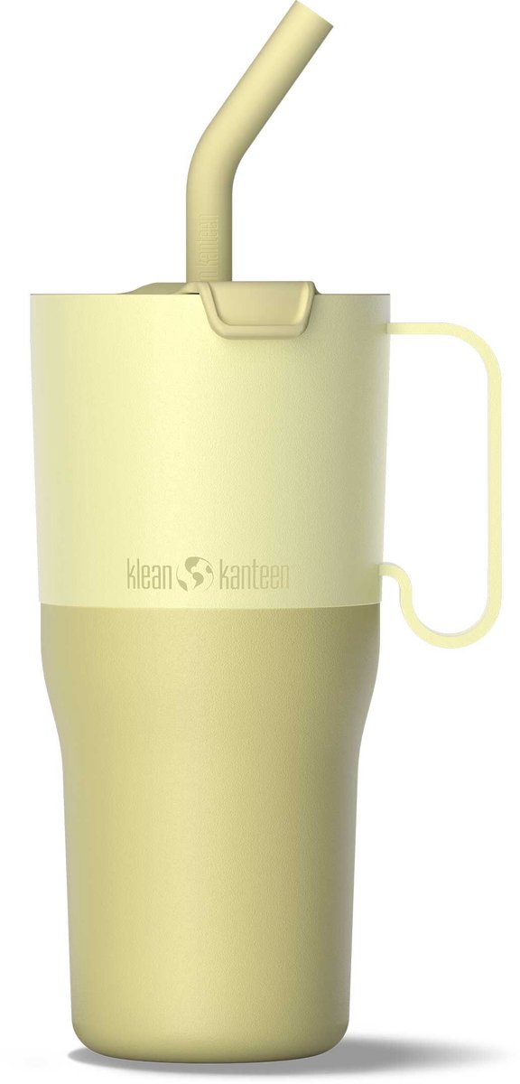 Klean Kanteen Rise - Tumbler - 769ml drinkbewker + Flip Straw Lid Water bottle - Wax Yellow