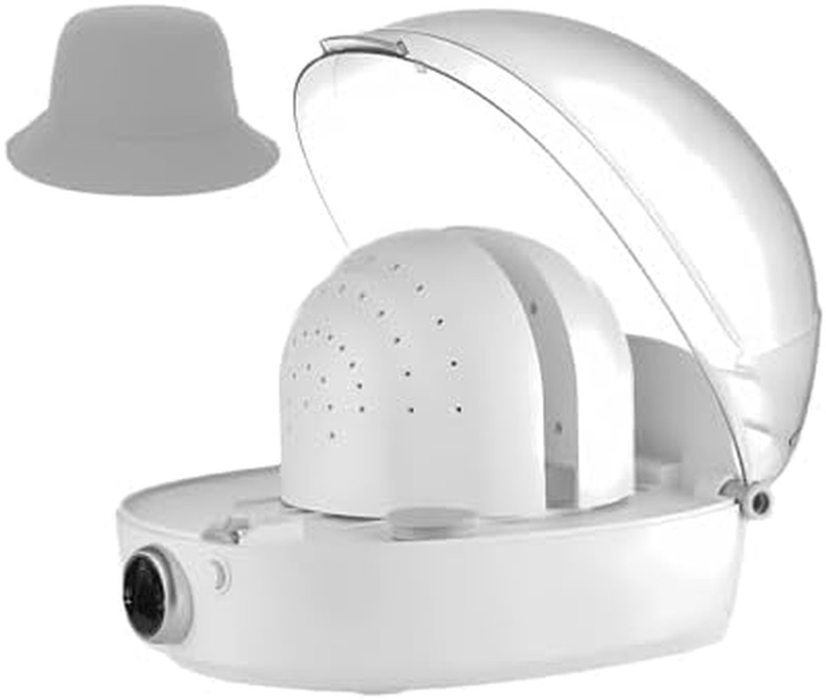 Hoedenverzorgingsmachine - Stoomreiniger - Hoeden Herstellen - 360 Graden Stoom - 300ml Tank - Wit