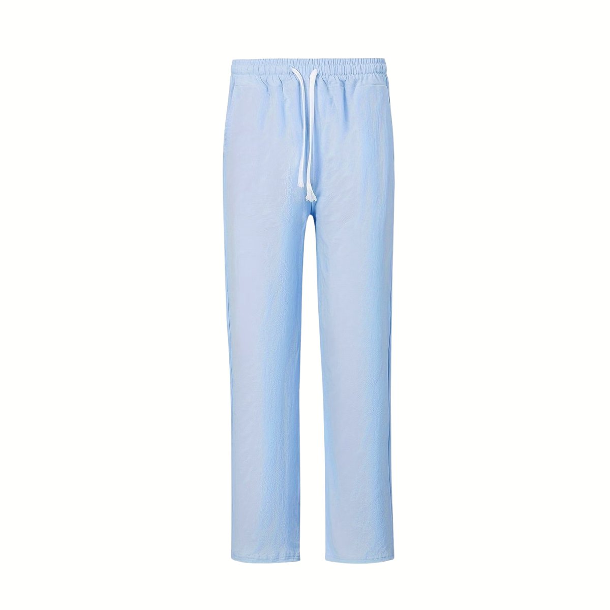 Currero Linnen Broek Heren - Zomerbroek - Volwassenen - Lange Broek - Pantalon - Strandbroek - Zomer - Ibiza Stijl - Hemelsblauw S