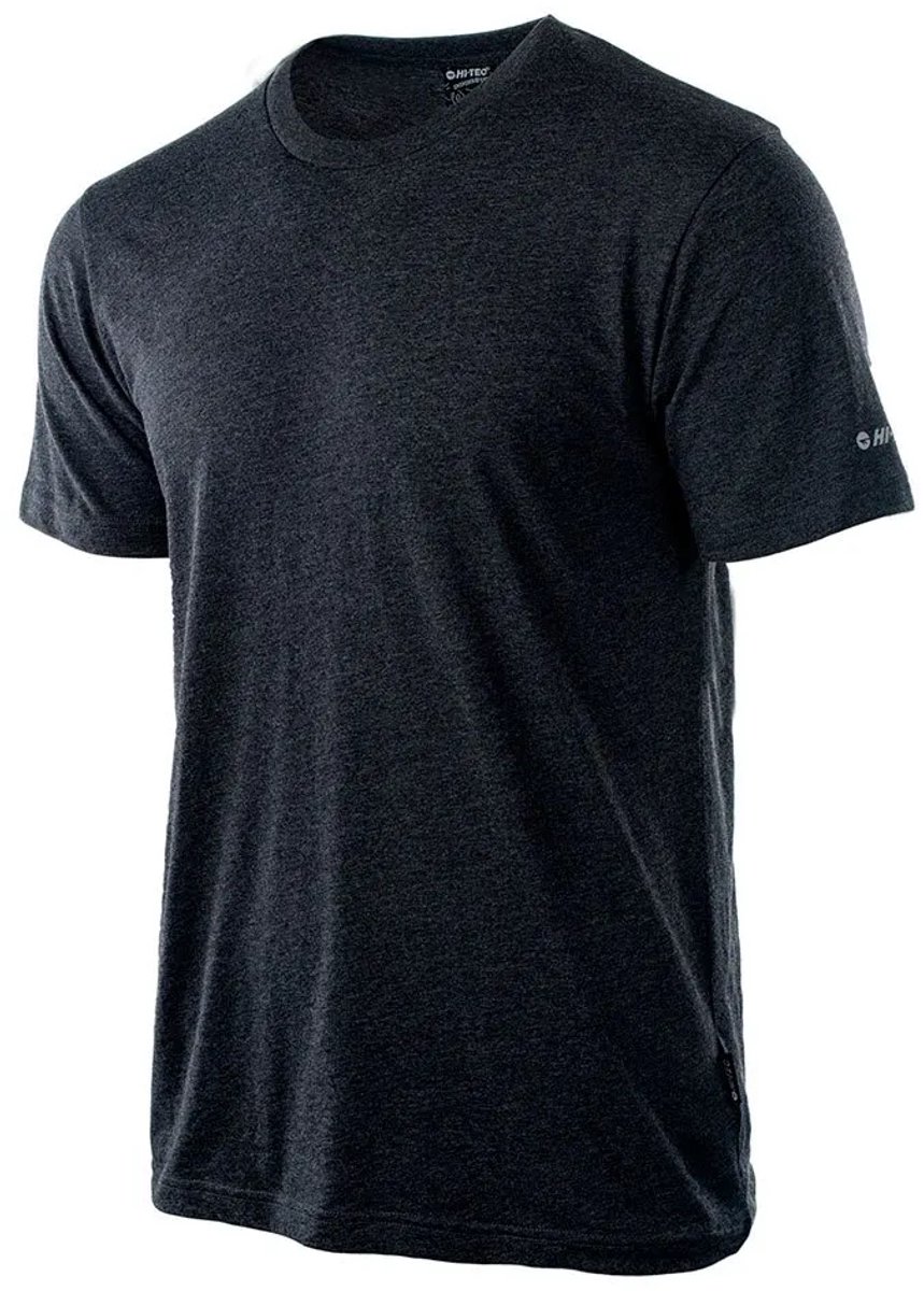 Hi-tec Plain T-shirt Met Korte Mouwen 2XL Man Grijs