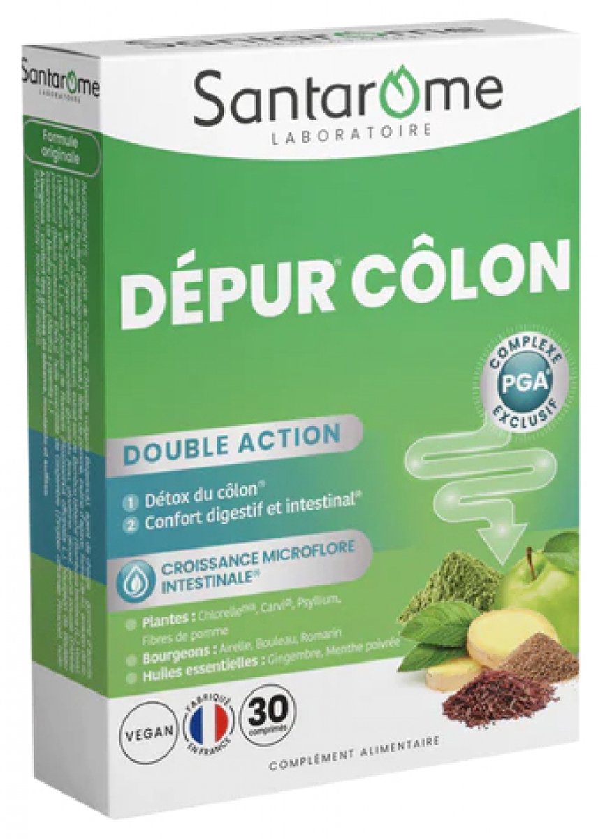 Santarome Dépur Côlon 30 Tabletten