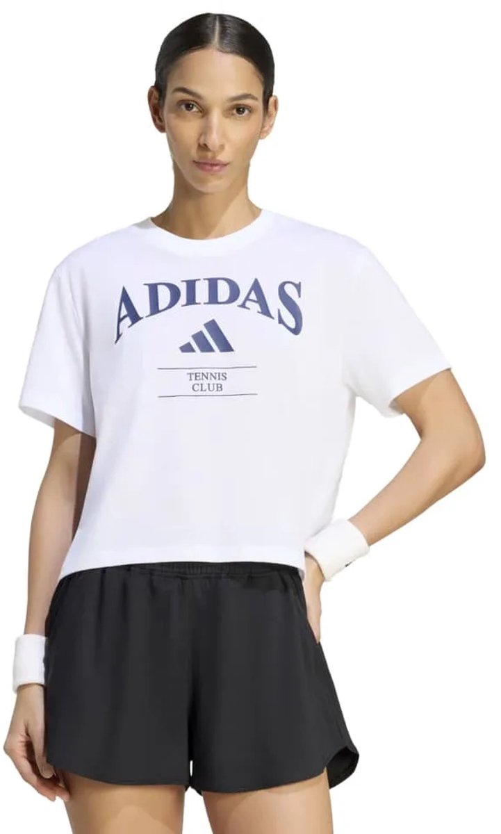 Adidas Heritage Graphic T-shirt Met Korte Mouwen Vrouw Wit