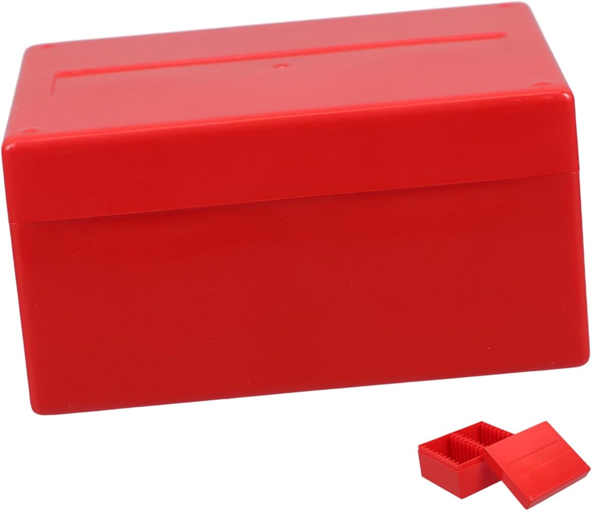 Muntenhouder - Muntkistje - Verzamelen Organiseren - Waterdicht PC Materiaal - 11 x 9 x 5.8 cm - Rood