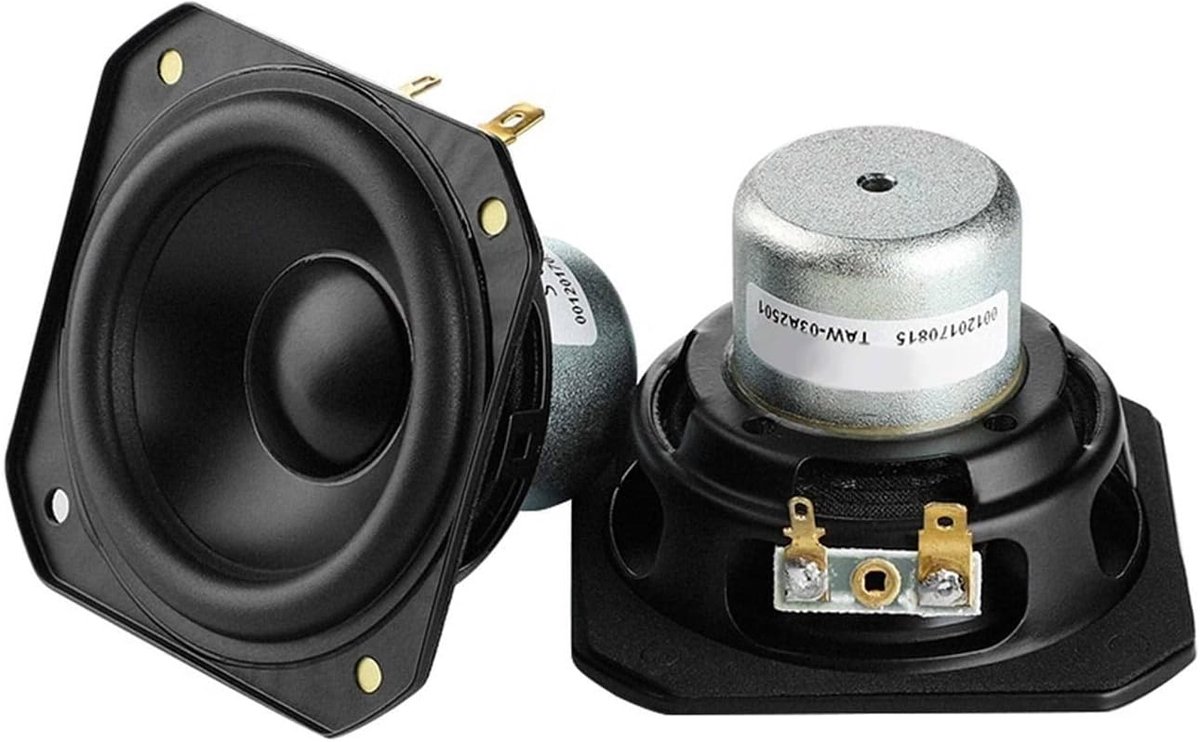 Hifi Luidspreker - Full Range Speaker - Muziek Luisteren - Aluminium Kegel - 3 inch - One Color