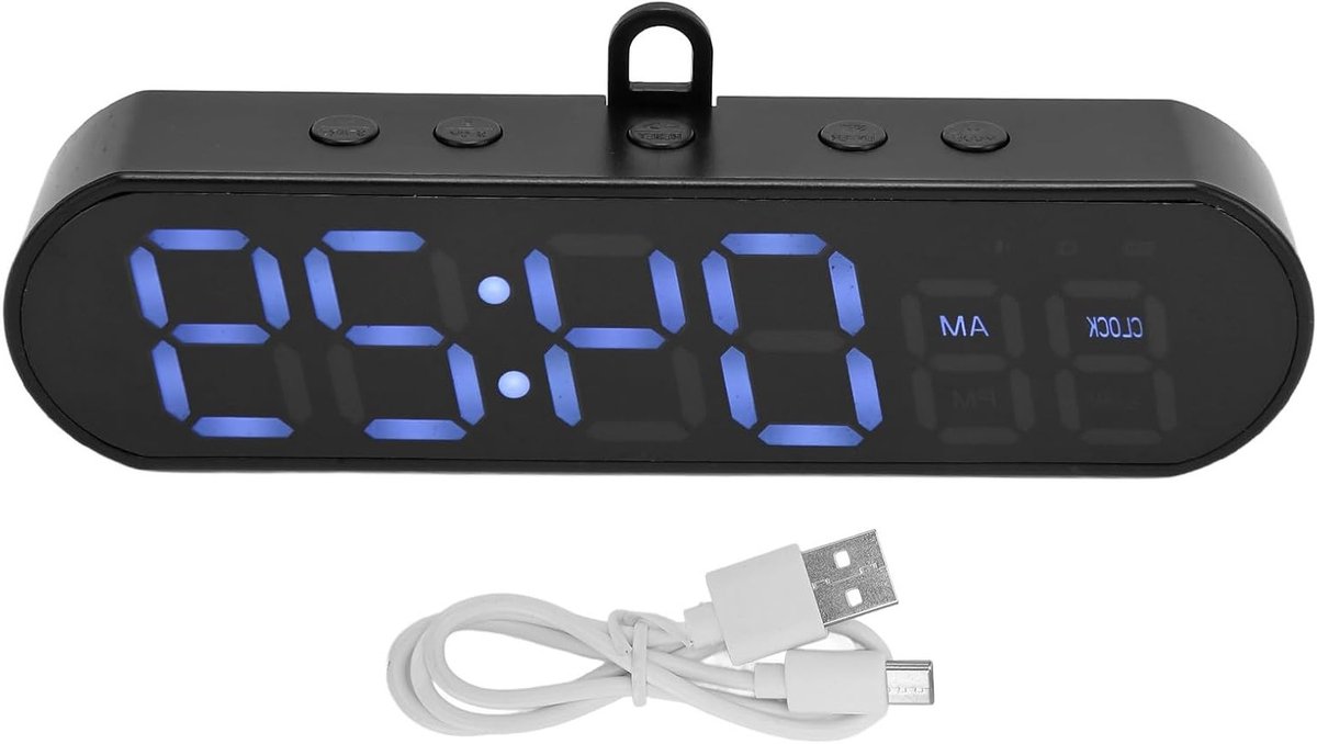 Interval Timer voor Fitness - Oplaadbare Stopwatch met Countdown en Alarm voor Thuis Gym en Sporttrainingen