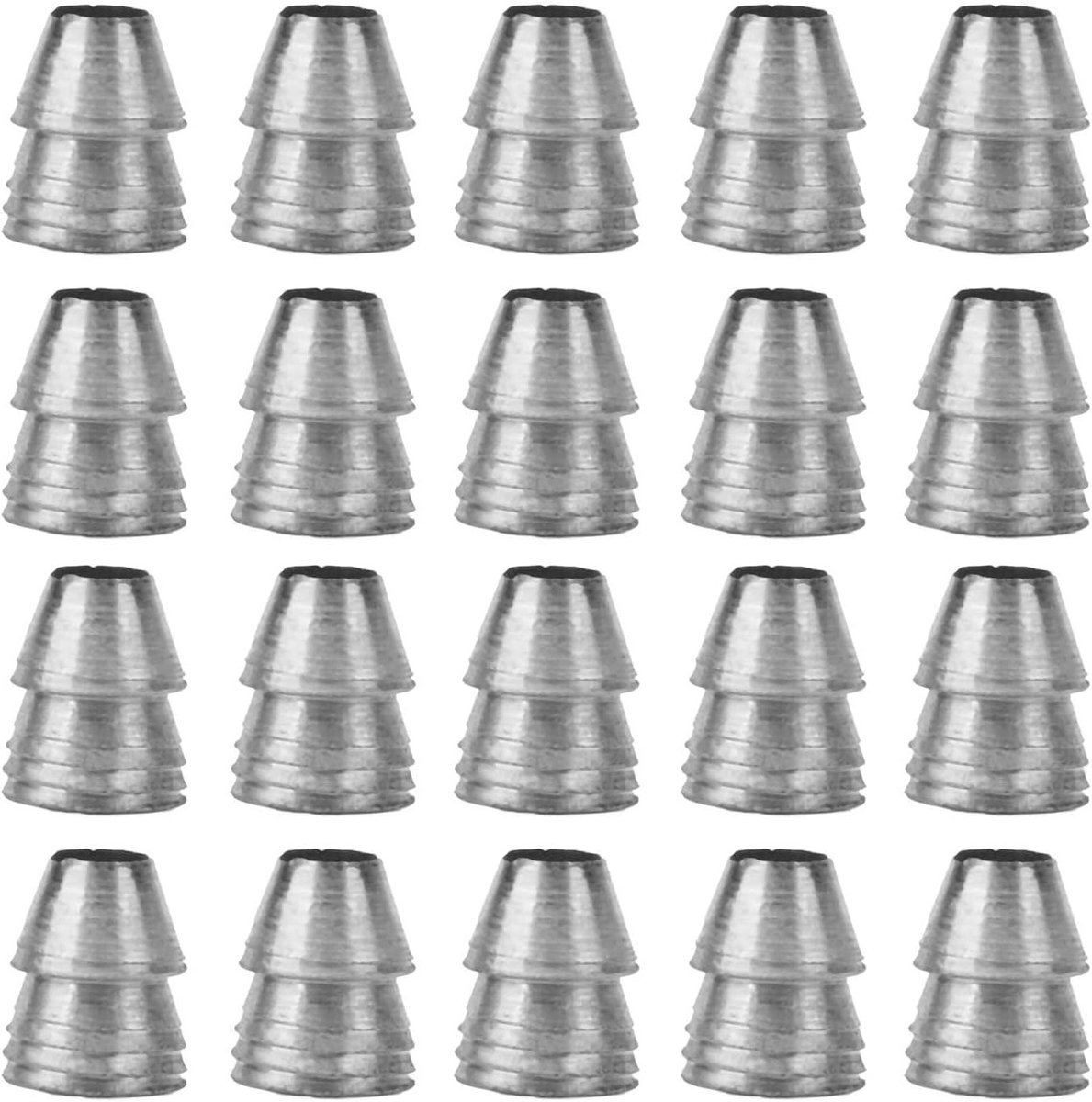20 Stuks Veiligheids Ronde Handgrepen Wedges voor Bijlen, Hamer en Slegde - Stalen Wedges met Diameter van 13 mm voor Effectieve Krachtverdeling