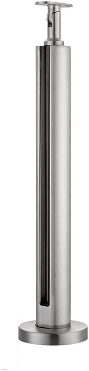 Glazen Leuning Kolom - Glas Railing Post - Veilige Balustrades Maken - 304 Roestvrij Staal - 1050mm - Zilver
