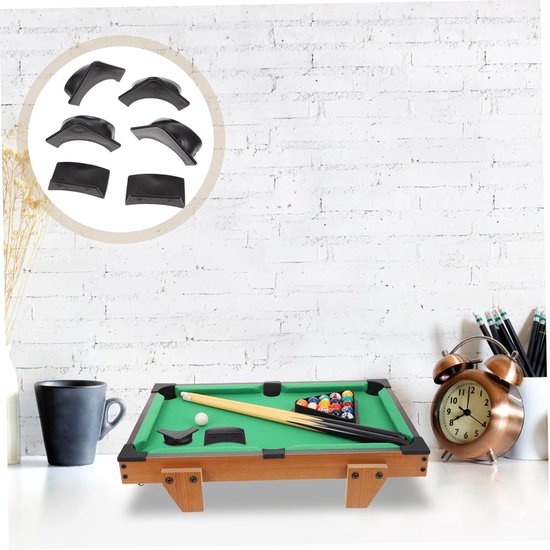 Billiard Tafel Pockets - Pool Tafel Liners - Tafel Beschermen - Slijtvast Plastic - 7x2.5x4 cm - Zwart — afbeelding 2