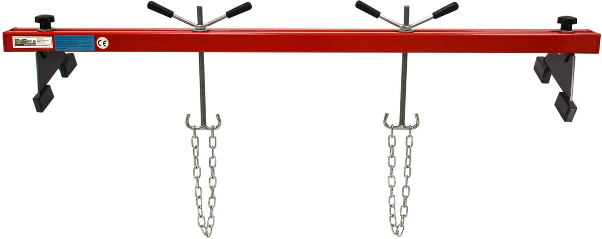 TRUTZHOLM Gemotoriseerde Motorbrug Staal 500kg - Traploos Hoogte Verstelbaar - Heavy Duty Motorsteun Spatbord Dwarsligger