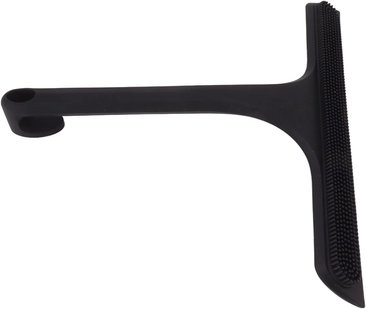 Glaswisser met Gelblad - Raamtrekker Douchewisser - Schoonmaken van Glas - Zonder Krassen - 28 cm - Zwart