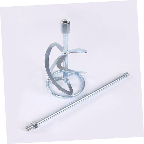 Mixer Staaf - Roerstaaf Mengstaaf - Verf Mengen - Duurzaam Koolstofstaal - 58 cm - Zilver — afbeelding 4
