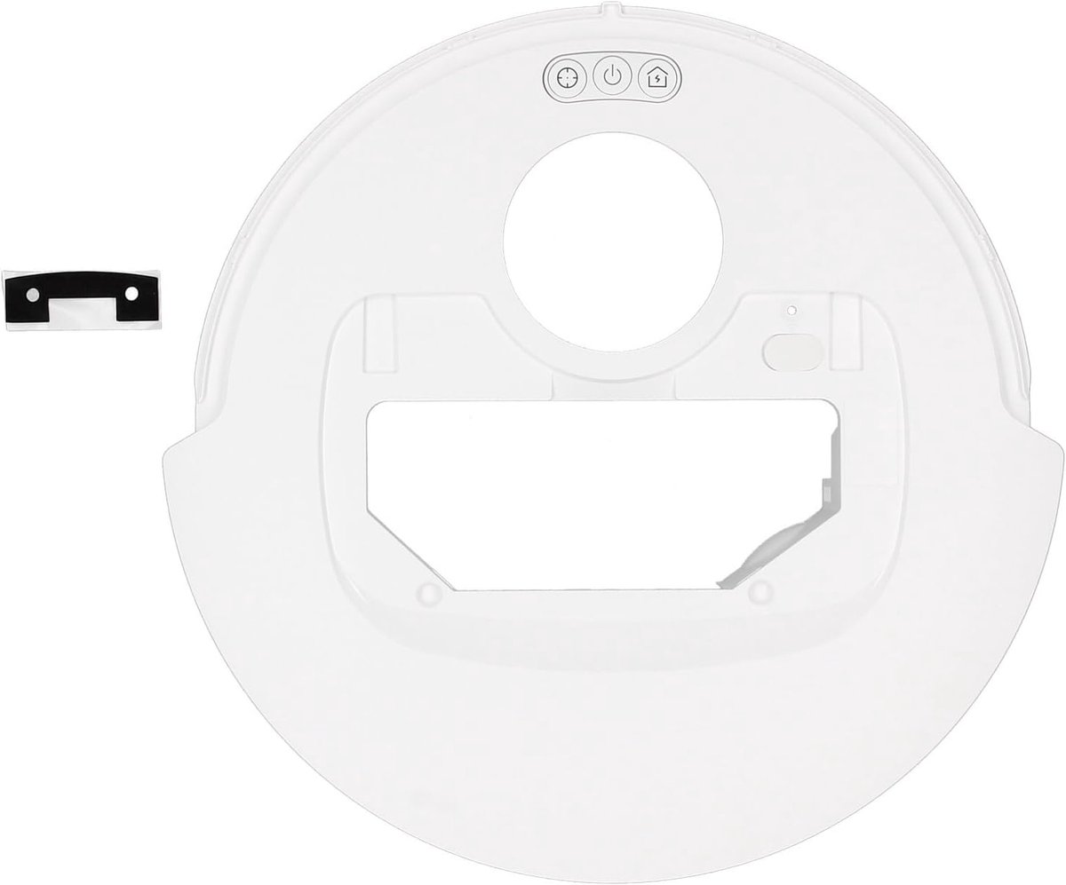 Afdekking robotstofzuiger - Bovenklep robot - Robotonderhoud - Specifiek model compatibel - 340 x 340 mm - Wit