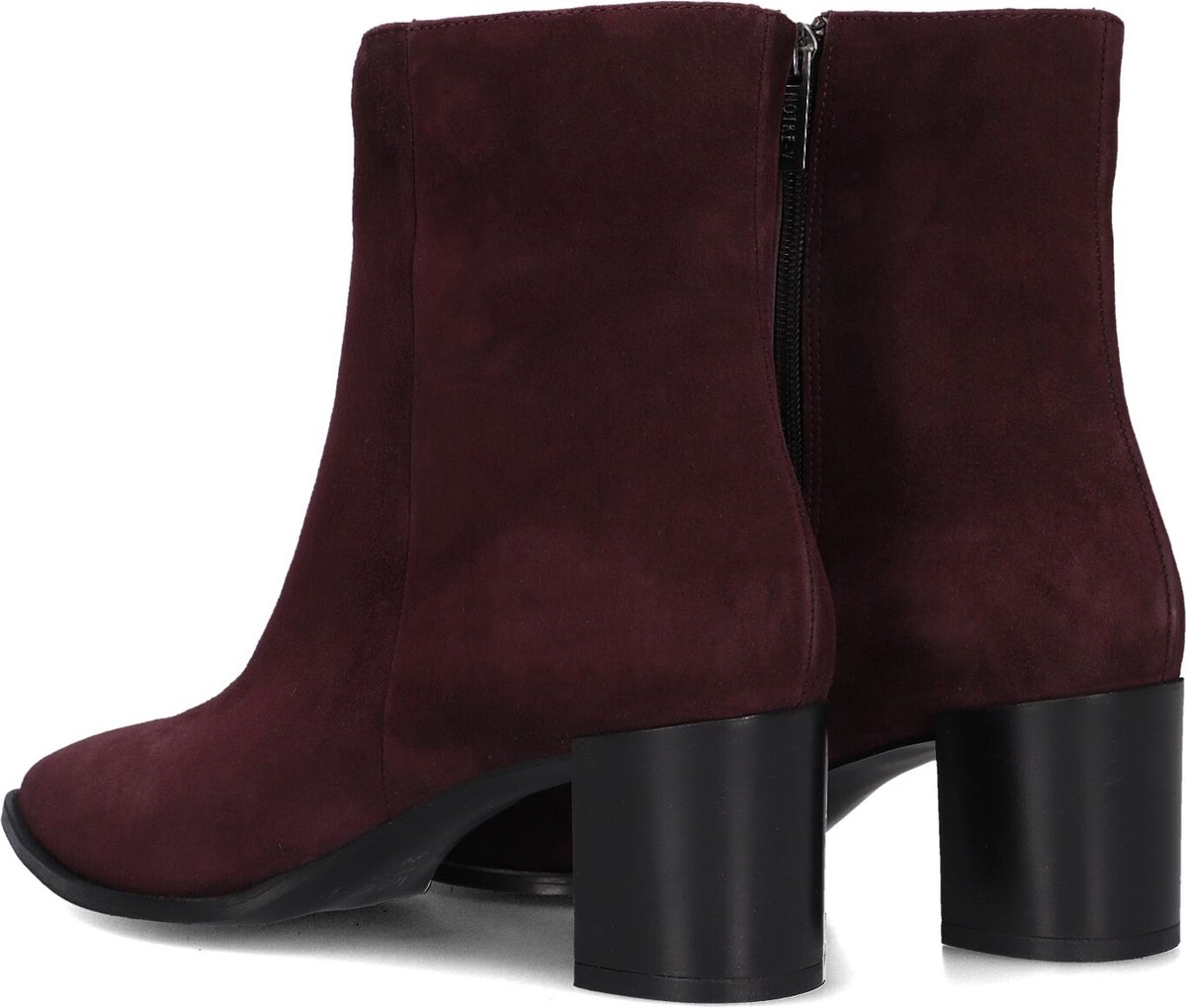 Notre-V 35239 Enkellaarsjes - Enkelboots met rits - Dames - Paars - Maat 39