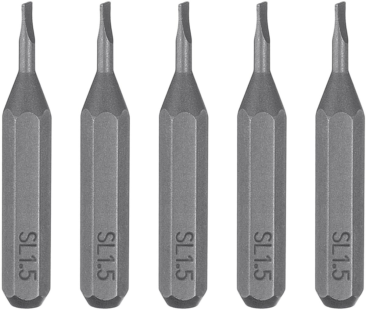 Schroevendraaierset met 5 magnetische bits - 4mm Sechskantschaft