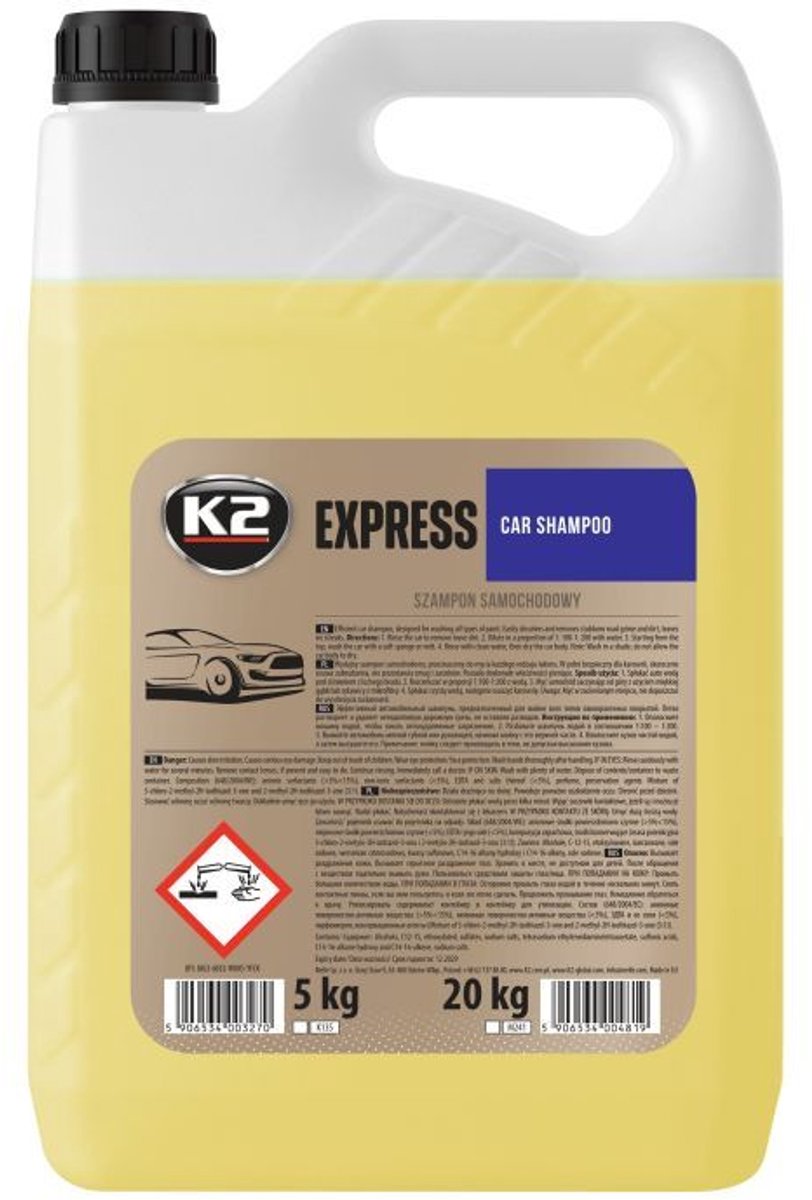 K2 Express Shampoo 5 L Szampon
