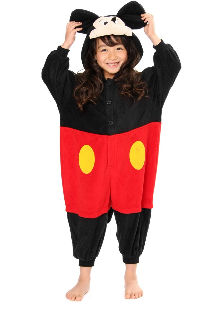 Mickey Mouse Kigurumi Kinderkostuum