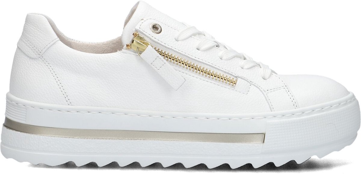Gabor 498 Sneakers Dames - Leren Sneaker - Wit