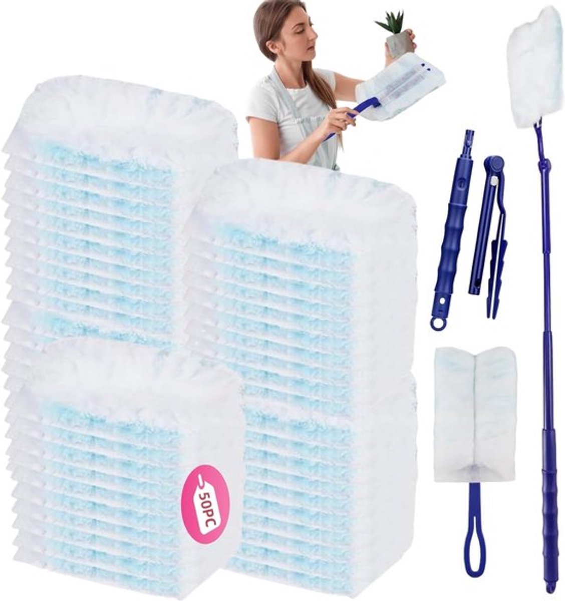 Stofmagneten - compatibele stofmagneten - navulverpakkingen - schoonmaakaccessoires