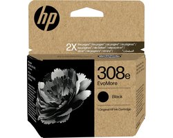 HP 308e EvoMore originele zwarte inktcartridge