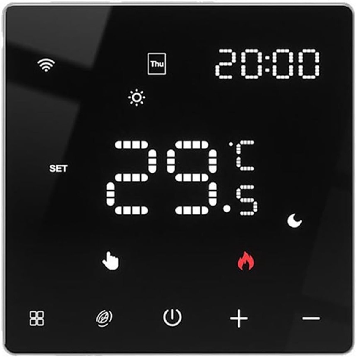 Slimme Thermostaat - Vloerverwarming Controller - Temperatuur Regelen - Spraakbesturing - Niet Gespecificeerd - Wit