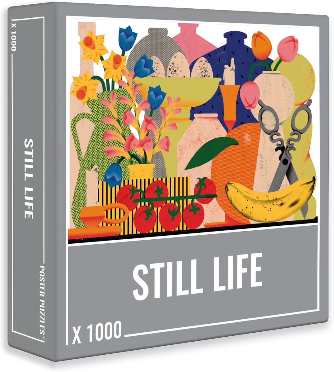 Stilleven Legpuzzel - Kunst Puzzel - Ontspanning Thuis - Getextureerde Linnen Afwerking - 1000 Stukjes - Stilleven