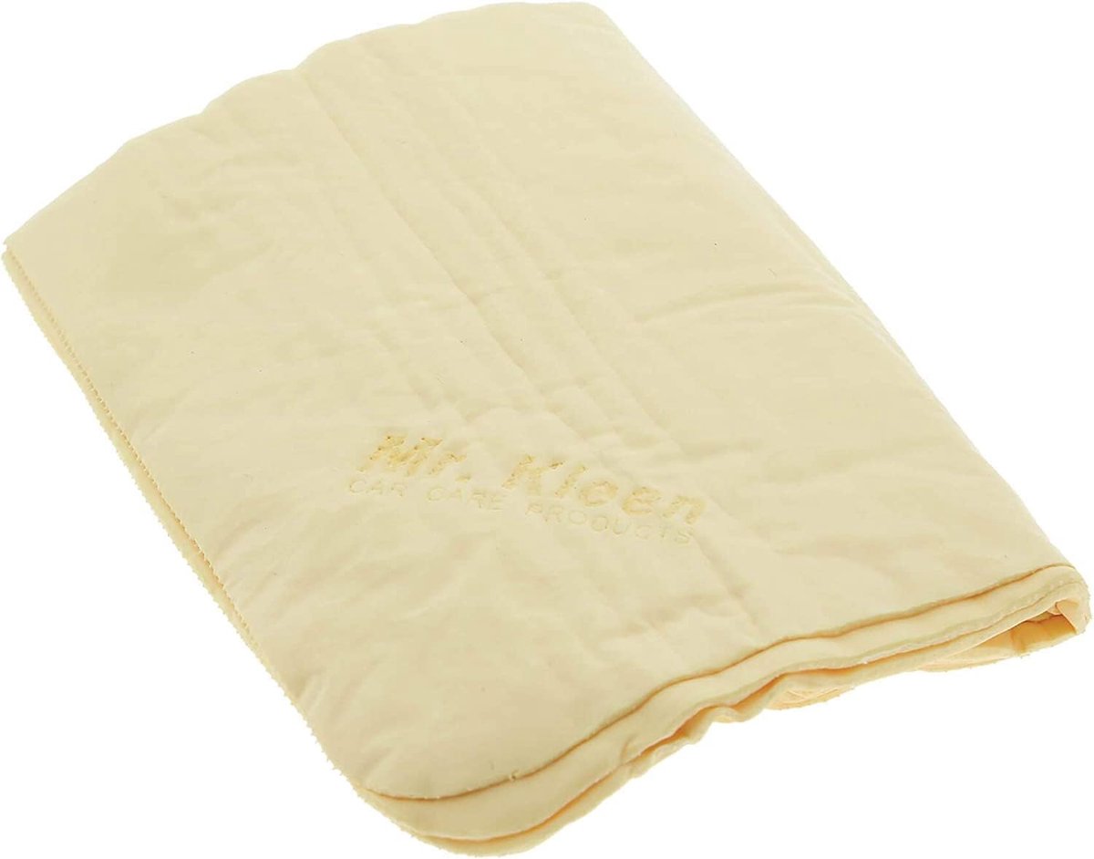 Synthetische zeem - Reinigingsdoek - Auto poetsen - Superabsorberend - 43 x 32 cm - Geel