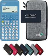 Casio fx-82NL+ incl. WYNGS Beschermhoes Lichtgrijs - Wetenschappelijke Rekenmachine - Basis Pakket