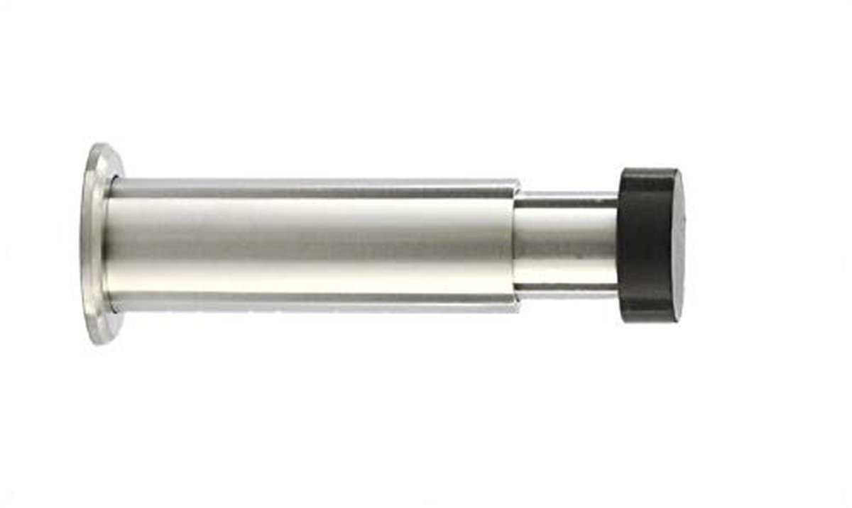 Muurstop - Verstelbare plug - Deur beschermen - Interne draadverstelling - 88-120 mm - Zwart