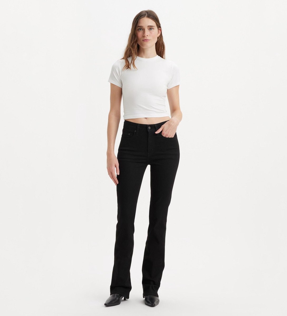 Levi’s Bootcut spijkerbroek met hoge Zwart