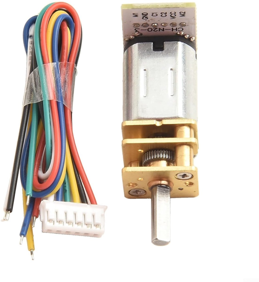 DC Motor - Encoder Motor - Robot Projecten - Hoog Koppel - 6V 750 RPM - Metaal