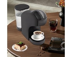 Capsulemachine Koffiezetapparaat - Eenkopsmachine Espresso - Snelle Koffie Maken - Hogedruk 20 Bar - Compact 28cm - Zwart