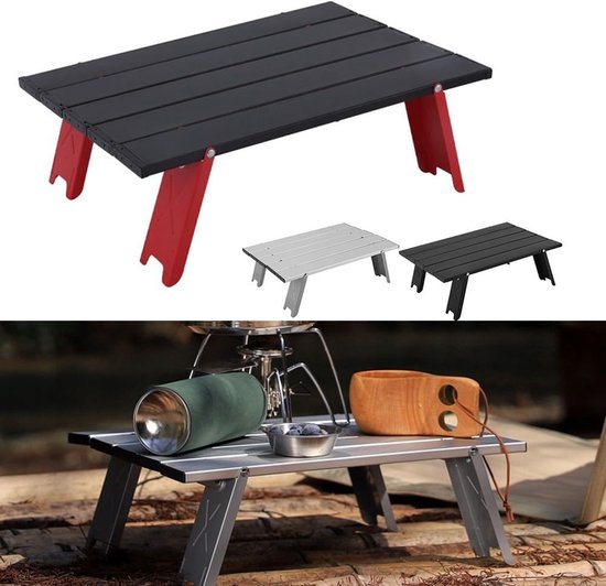Dailygoods- Klaptafel Draagbaar - Opvouwbare Aluminium Tafel - Campingtafel - Picknicktafel - Lichtgewicht - Compact en Duurzaam van Dailygoods — afbeelding 5