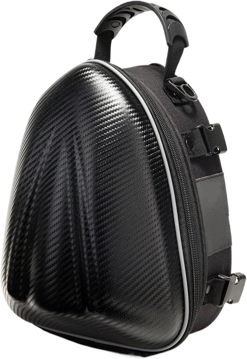 Motorachterbank Tas - Reistas Motor - Motorritten Opslag - Waterdicht Hard-Shell - 28x22x18cm - Zwart