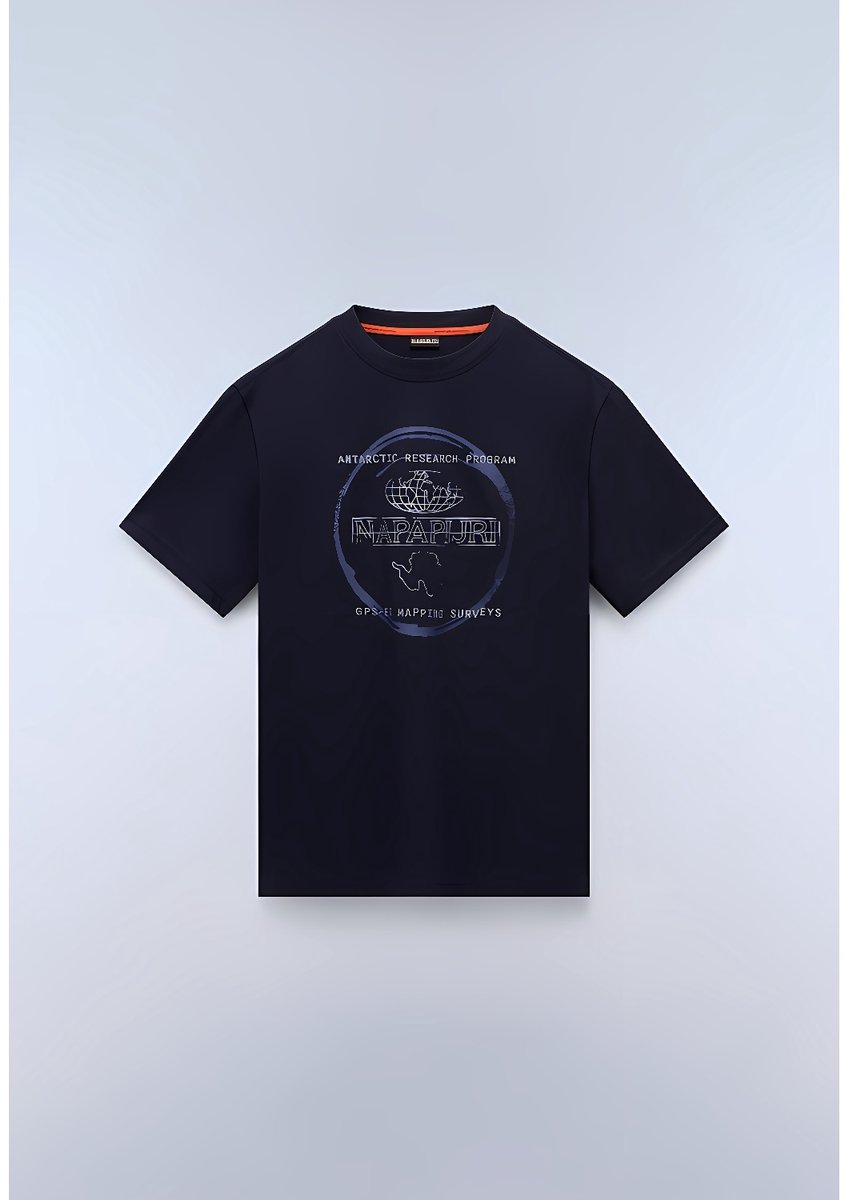 Napapijri T-shirt S-Bald Ss NP0A88SF marine-S Blauw