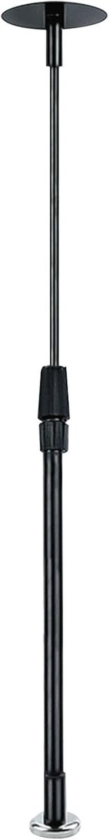 Brandhout Meetgereedschap - Zaag Houtmeter - Uniform Hout Zagen - Telescopische As - 40-66 cm - Zwart
