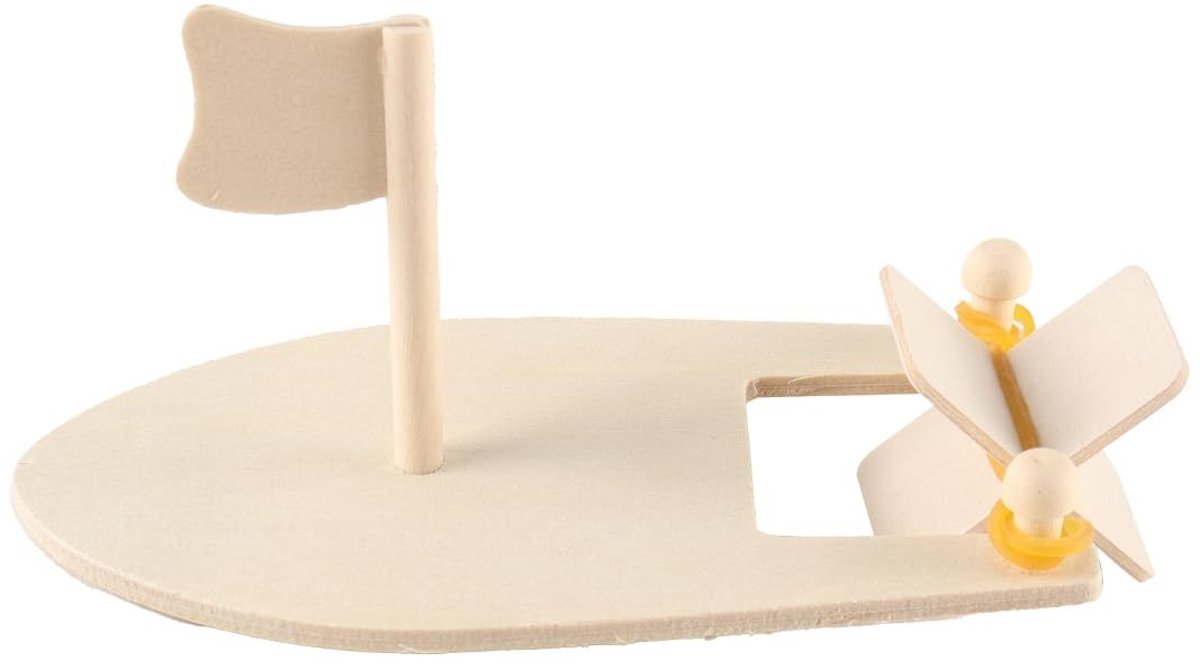 Dailygoods - 6-Delige Doe-Het-Zelf Zeilboot Modelset voor Knutselen