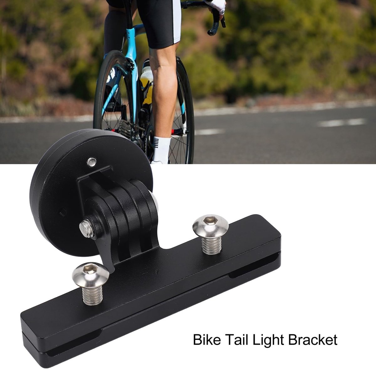 Dailygoods- Fietsachterlichtbeugel Stevige Constructie - Aluminiumlegering - Compact - Lichtgewicht - Verbeterde Veiligheid - Stabiele Ondersteuning - Lichtbeugel