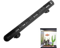 Aquarium Verwarming Bescherming - Verwarmer Cover - Vissen Welzijn - Universele Compatibiliteit - Tot 42.5 cm - Zwart