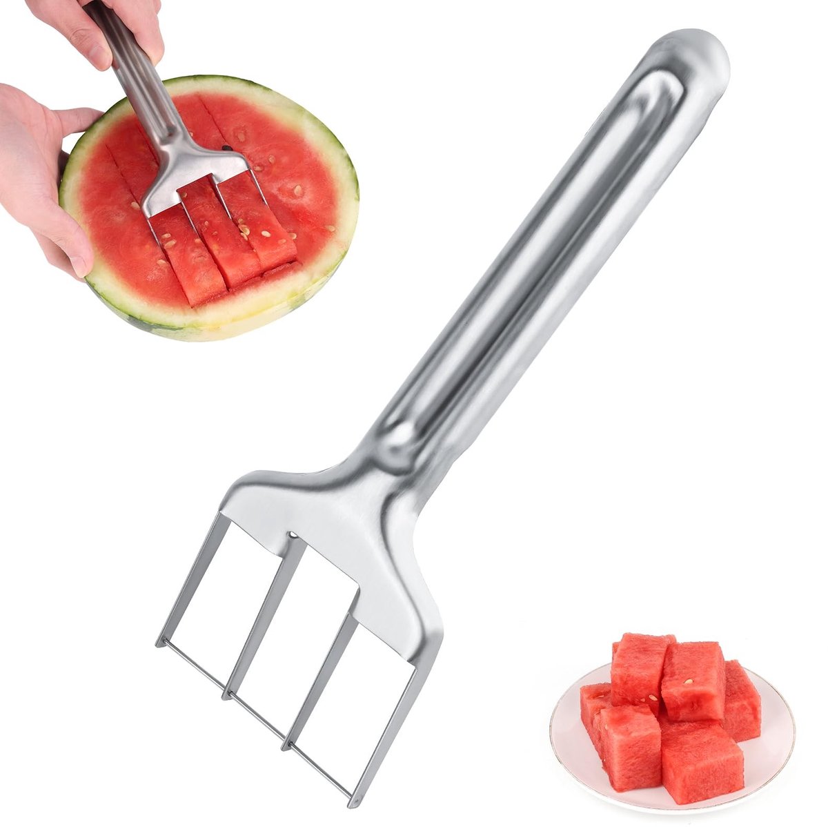 Dailygoods - Watermeloen Snijder - Draagbaar Keukengadget voor Fruit