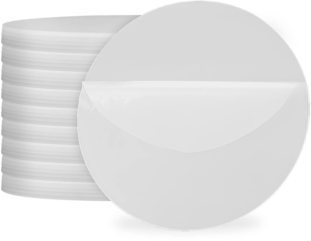Dailygoods- Acrylcirkels 40 Stuks 10 cm - Transparante Kunststof Platen - Ronde Acrylschijven - Knutselprojecten - Schilderen - Hoogwaardige Kwaliteit