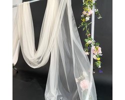Dailygoods - Duories 1 m x 160 cm zachte tule stof, polyester tule voor naaien, bruiloftsdecoratie, doe-het-zelf ambachten, meerdere kleuren