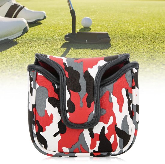 Dailygoods- Putter Cover Waterdicht - Golf Club Hoofdafdekking - Magnetische Sluiting - Camouflagepatroon - Dikke Pluche Binnenkant - Compact en Duurzaam - Golfclubhoes van Dailygoods — afbeelding 4