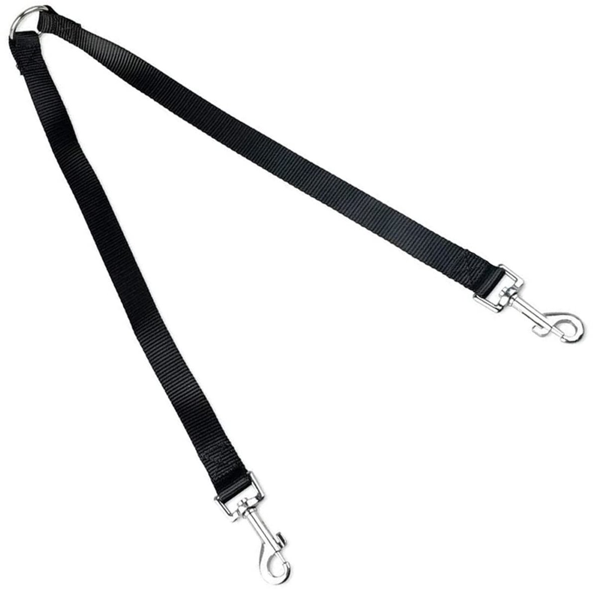 Dailygoods - Dubbele riem voor kleine honden, dubbele hondenriem dubbele hond divider huisdier trainer 2-weg twee huisdieren riem wandelveiligheid