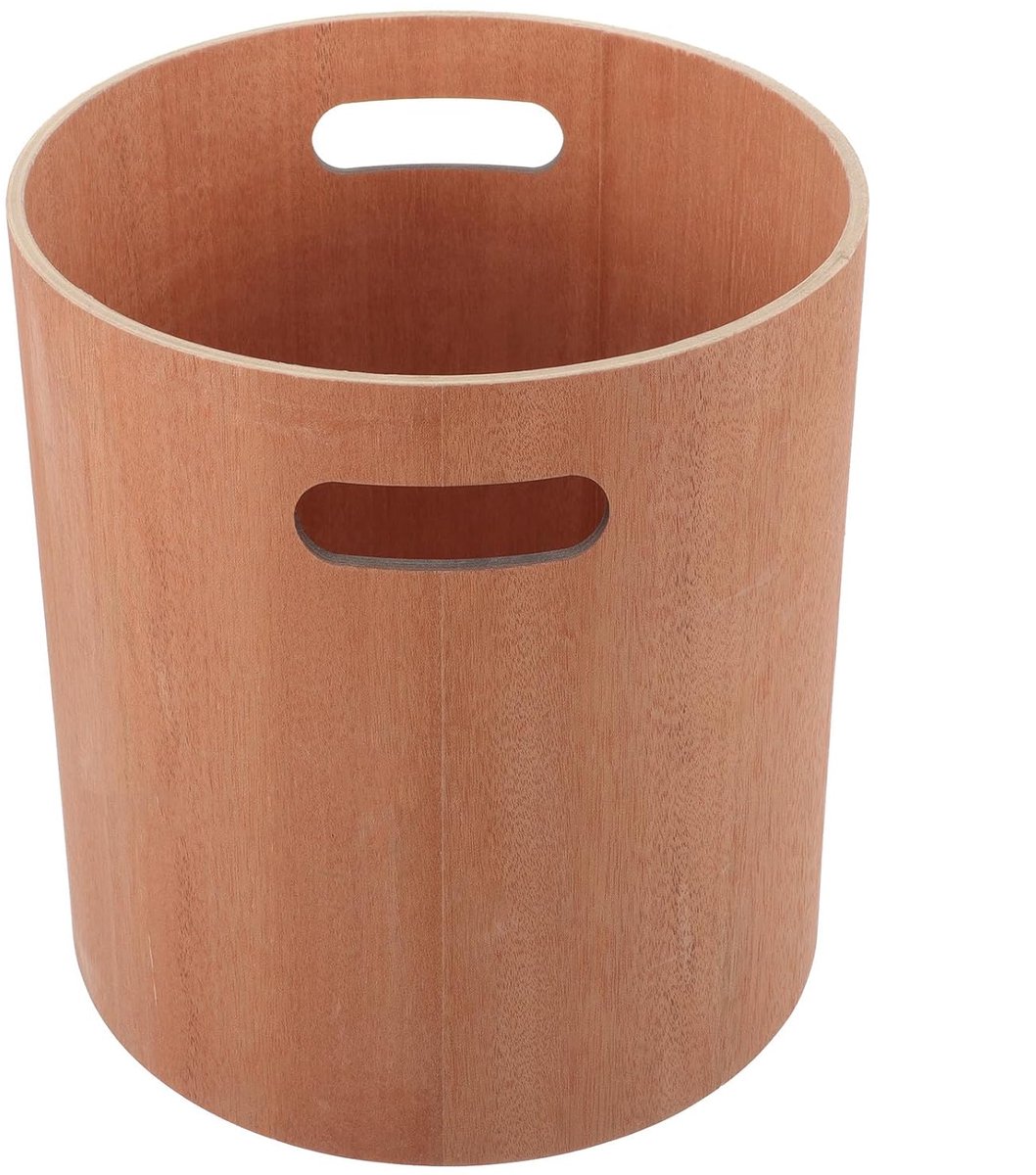 Houten Tafelprullenbak - Bureau Afvalbak Kleine Prullenbak - Kantoor Thuis - Duurzaam Minimalistisch Design