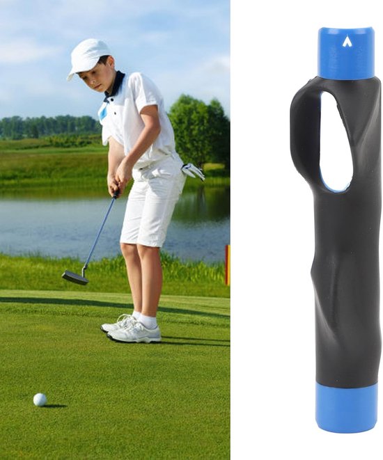 Grip Corrector - Handpositie Trainer - Golfswing Training - Verbetert Stabiliteit - 19 x 3 x 3 cm - Zwart — afbeelding 4